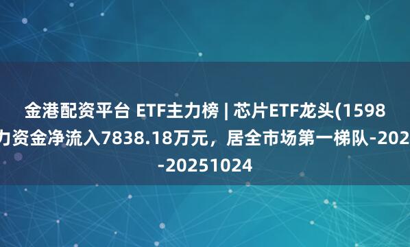金港配资平台 ETF主力榜 | 芯片ETF龙头(159801)主力资金净流入7838.18万元，居全市场第一梯队-20251024